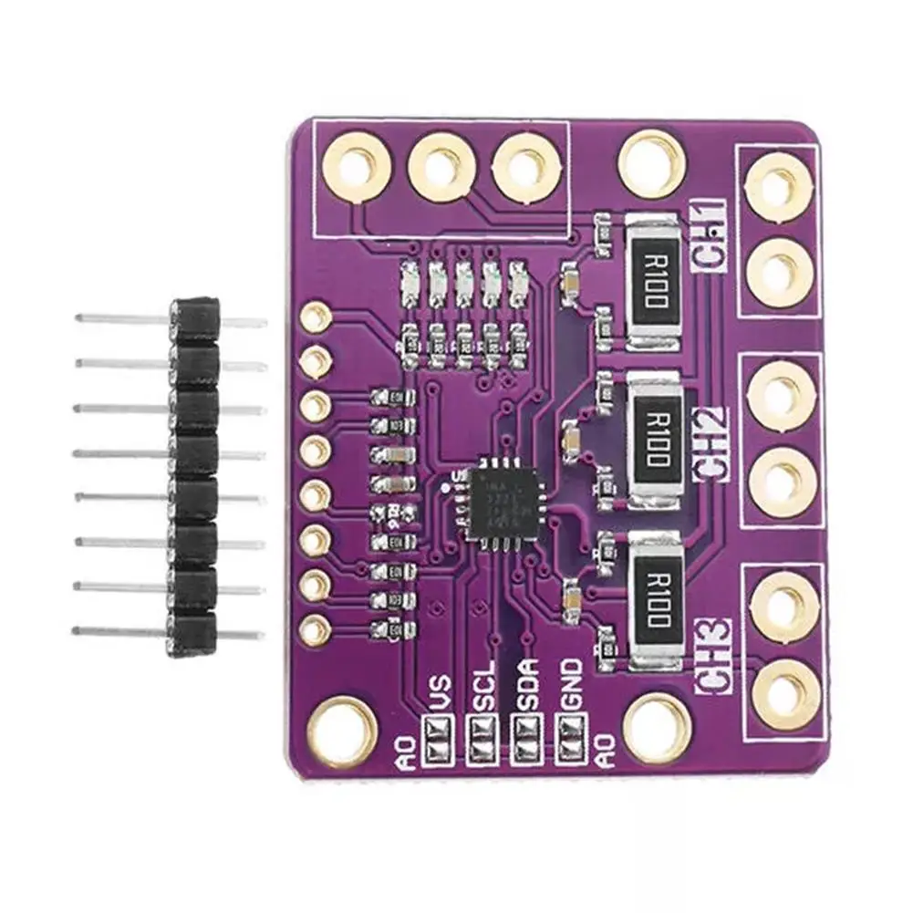 

CJMCU-3221 INA3221 Power Monitor Module Triple-way Low Side/High Side I2C Output Current Power Monitor
