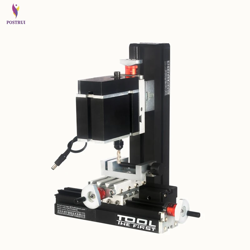 

DIY Miniature Metal Six-axis Drilling And Milling Machine Low-power Teaching Model High-Precision Production DIY Tools 12V