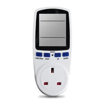 

230V Intelligent Billing Socket Power Meter Energy Electricity Monitor Watt Voltage Amps Meter with Digital LCD Display