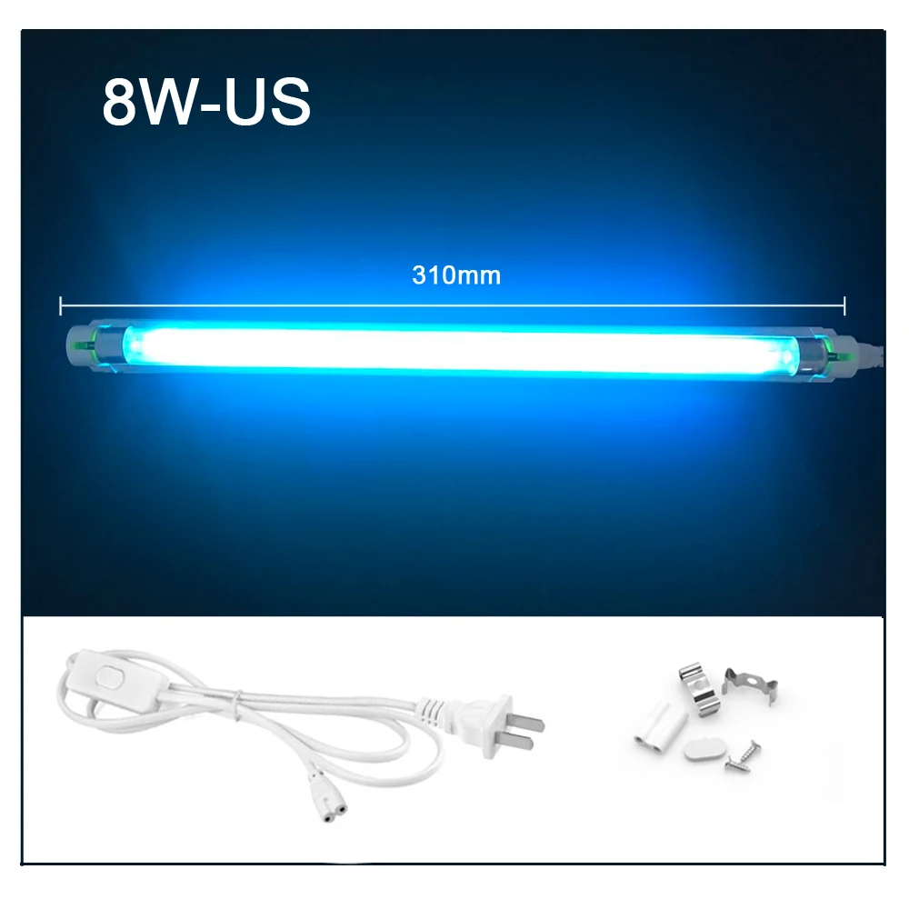 Dual Voltage Ultraviolet Sterilization Quartz Lamp with UVC Bactericidal LED Technology