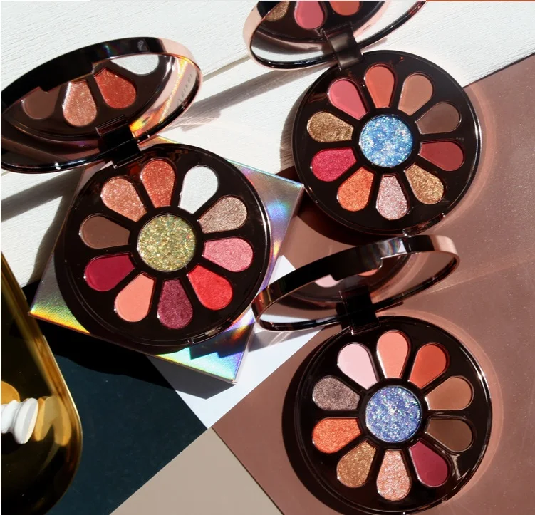 PigmentedShimmer Eyeshadow Palette paleta Sombra Makeup Shiny Palette Glitter Matte 11 Color Eyeshadow Pallete Metallic Cosmetic