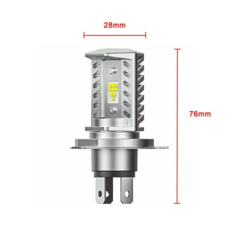 H4 15 Вт CSP 9SMD светодиодный фонарь для мотоцикла HID Hi/Low Beam 1600LM Высокая мощность B36B