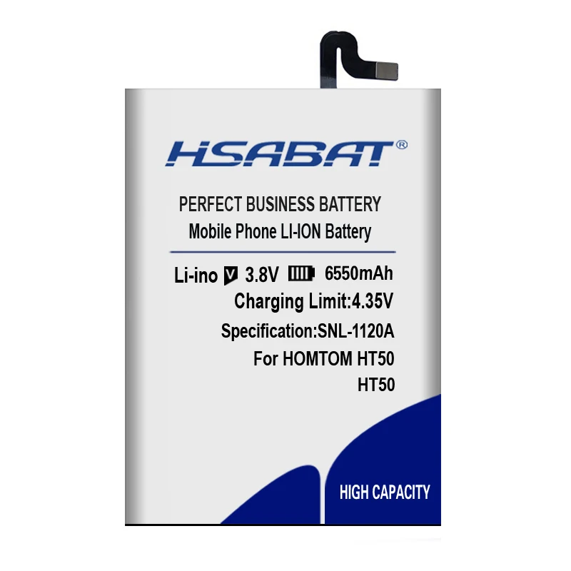 HSABAT HT50 6550 мАч аккумулятор для HOMTOM HT50