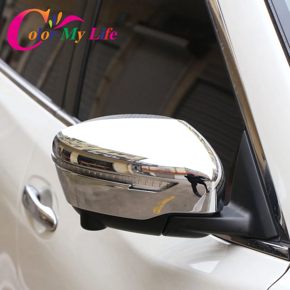 Чехол для зеркала заднего вида хромированный Nissan Qashqai J11 Murano 2015 2020|stickers for nissan|for