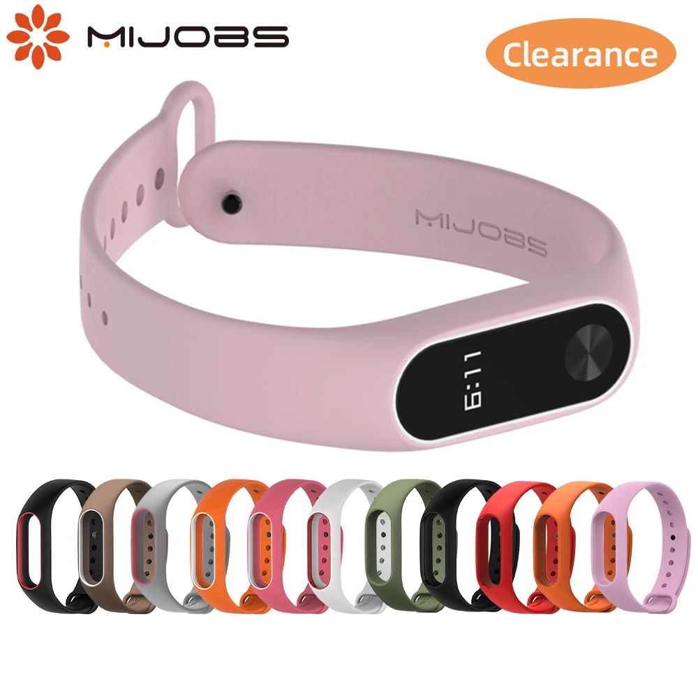Силиконовый ремешок для Mi Band 2 Аксессуары браслета сменный Xiaomi | Электроника