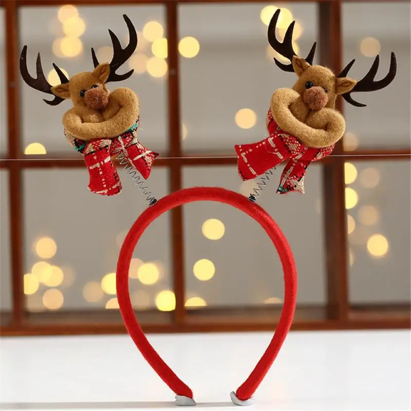 Рождественская одежда для детей с героями мультфильмов headbandChristmas вечерние украшения headdressChildren подарок