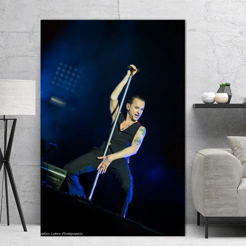 Dave Gahan Шелковый постер печатает художественные картины для гостиной без рамки Прямая поставка - Цвет: 1