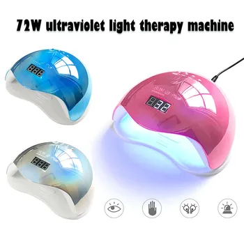 

LED Nail Lamp LED 72W UV Nail Gel Curing Nail Art Machine US Lamp Light Nail Gel Polish Dryer Dropshipping ##5
