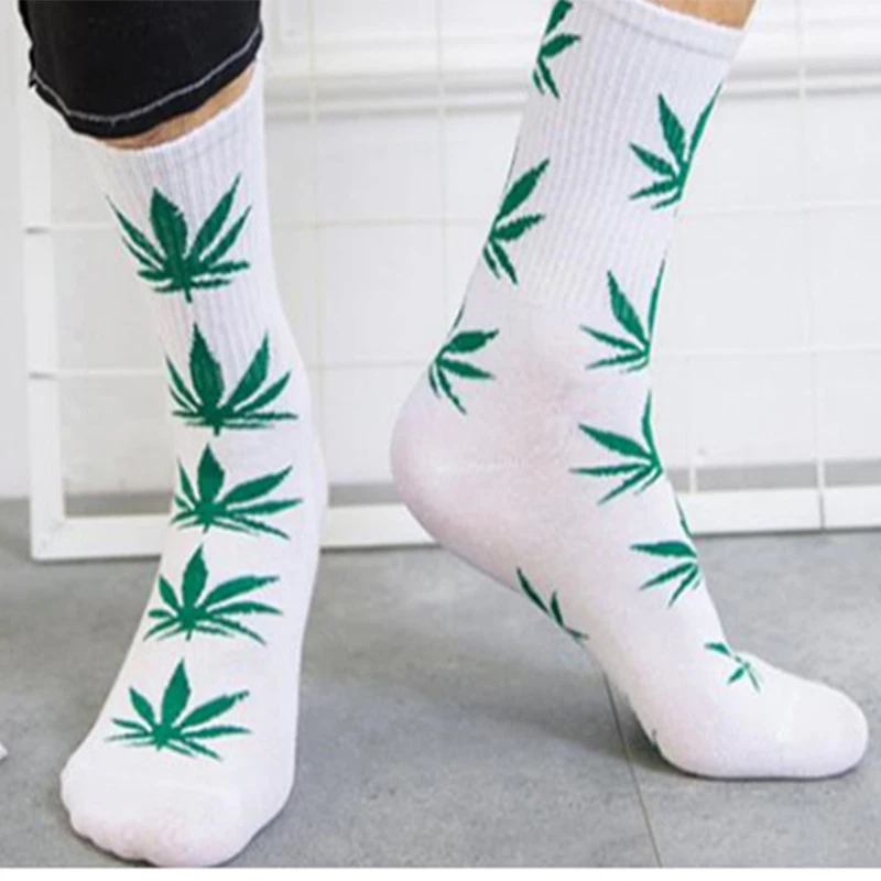 CXZD fashion comfortable men's high quality cotton socks maple leaf maple casual insect weed stockings spring and autumn winter