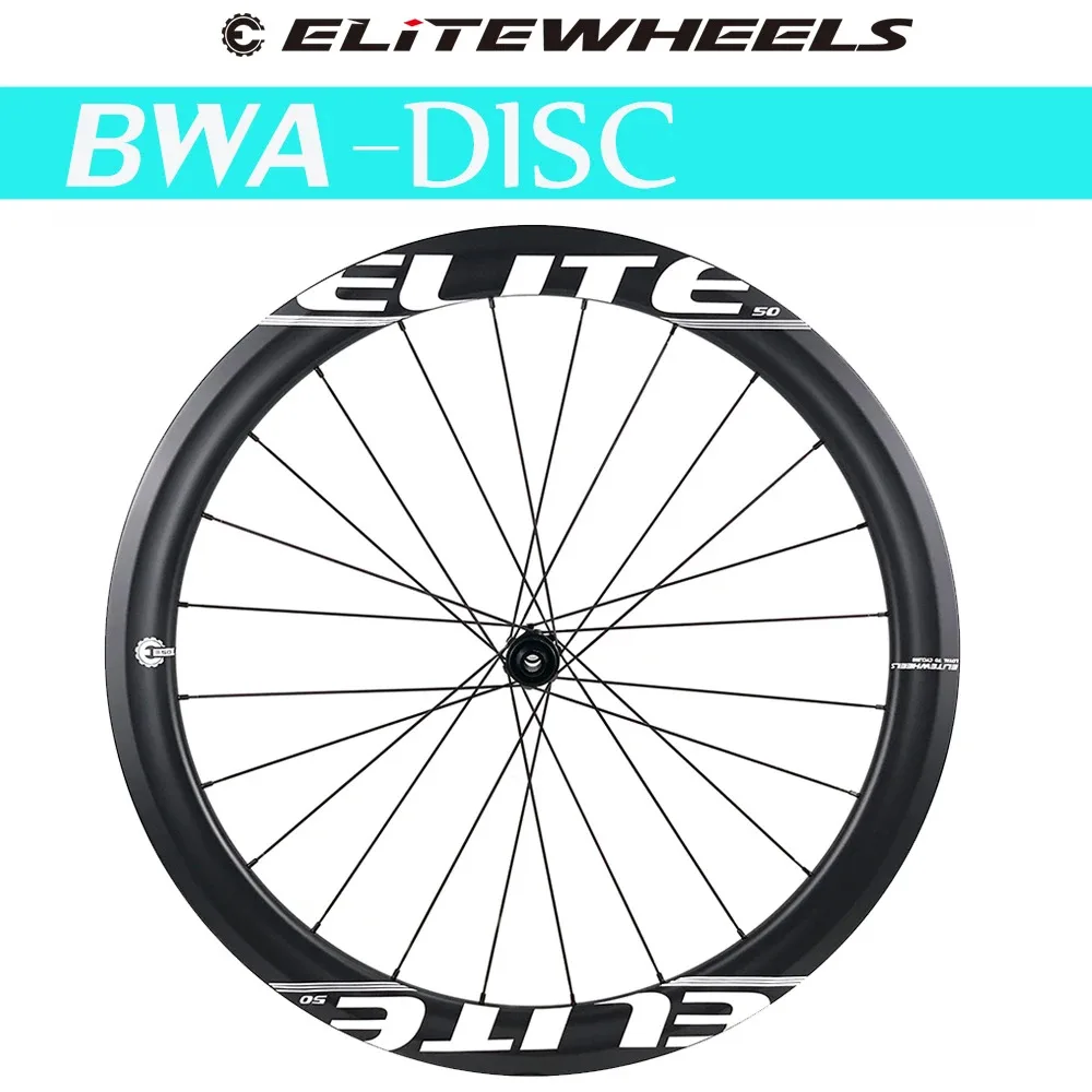 ELITEWHEELS 700c дорожный диск с углеродным колесом 40 мм 50 Глубина обод велосипеда центр