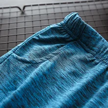 Быстросохнущие шорты для мальчиков, летняя одежда, Новые Стильные Детские Тонкие штаны среднего и большого размера, Детская верхняя одежда, модные шорты в Корейском стиле