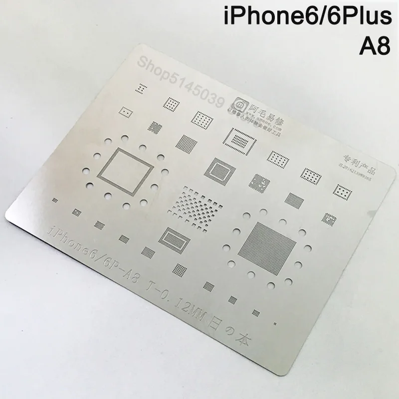 3 шт. BGA трафарет для iPhone 6 6s 7 Plus BGA трафарет реболлинга трафарет посвящает Набор для iPhone 7 6s Plus реплантный мяч BGA трафарет