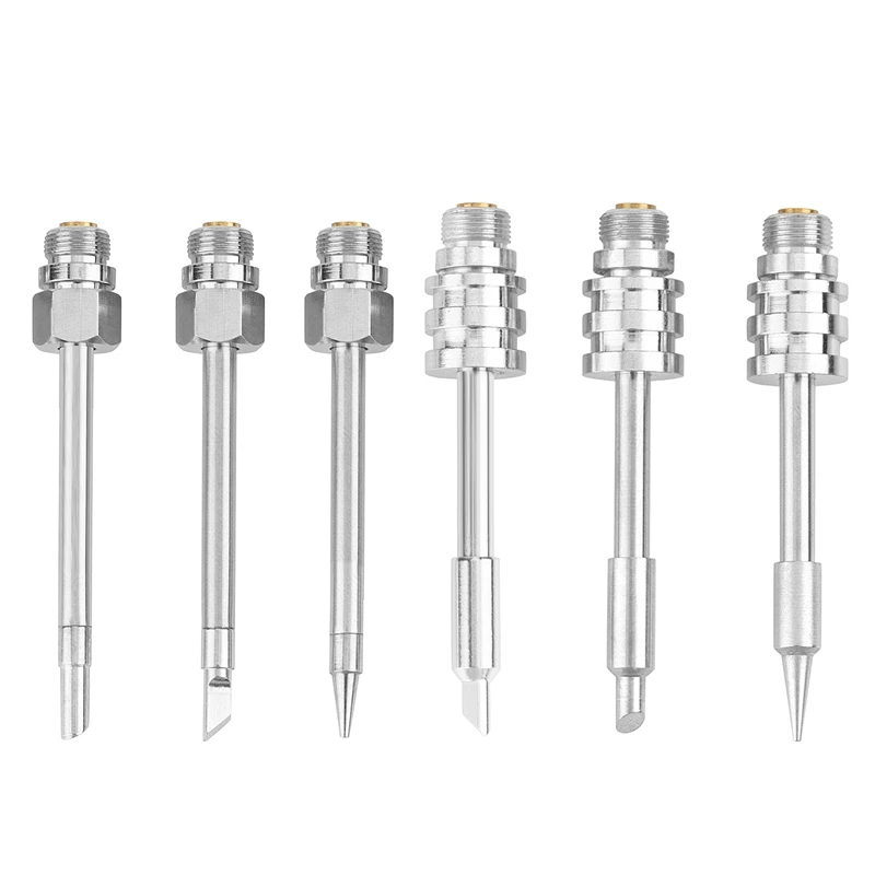 6Pcs 8W-30W Battery Soldering Iron USB Portable Mini 510 Interface Tip | Инструменты