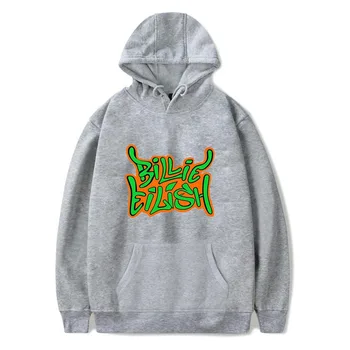 

Billie Eilish Hoodie for boys/girls Letter Print Fashion Sweatshirt Hip Hop Popular couples autumn warm Oversized costume