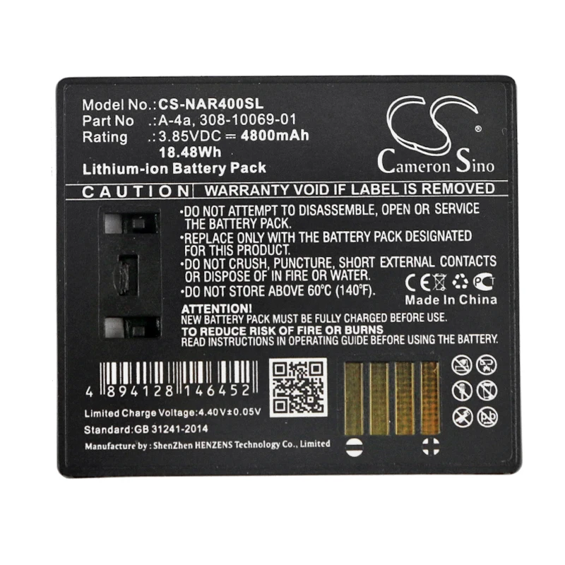 cameron sino 4800mah battery for ARLO Ultra Ultra 4K UHD VMA5400-10000S VMS5140 NETGEAR Arlo Ultra ARLO 308-10069-01 A-4a