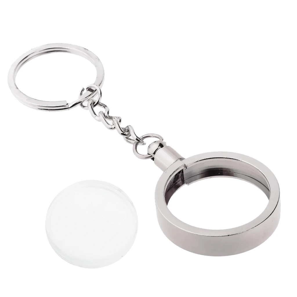 Coin Keyring Pendant Keychain Commemorative Coin Key Ring Creative Gift 27mm