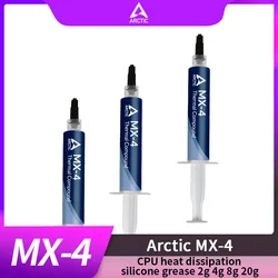 Arctic – Gel de Silicone pour ordinateur de bureau et portable, 2/4/8/20g, pâte thermoconductrice, MX 4 