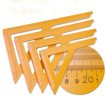 

Triangle Ruler Squares for Woodworking Square Angle Protractor Measuring Tools 90 Degrees Woodworking Saw Table Triangle Ruler
