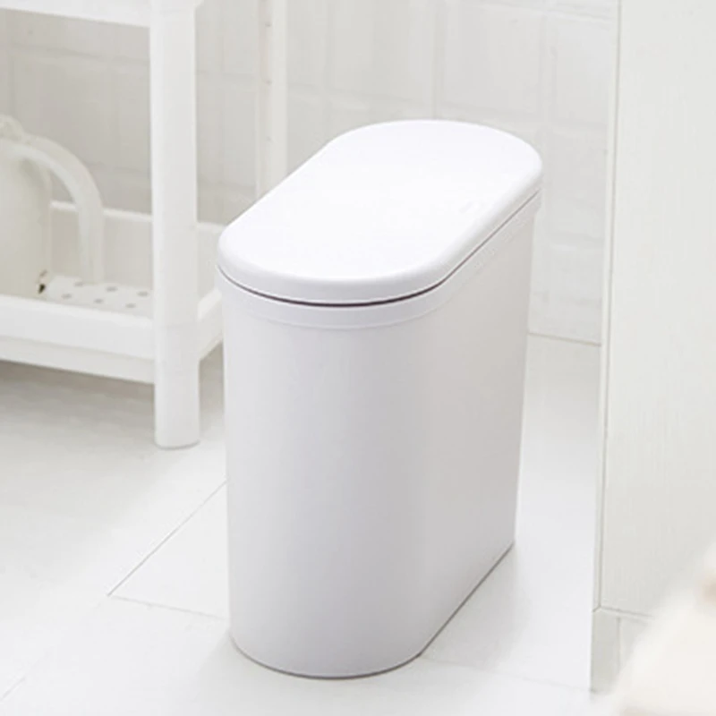 Многофункциональный 10л пластиковый узкий тип мусорный бак Туалет мусорное ведро Корзина ведро для мусора щетка для уборки ванной комнаты