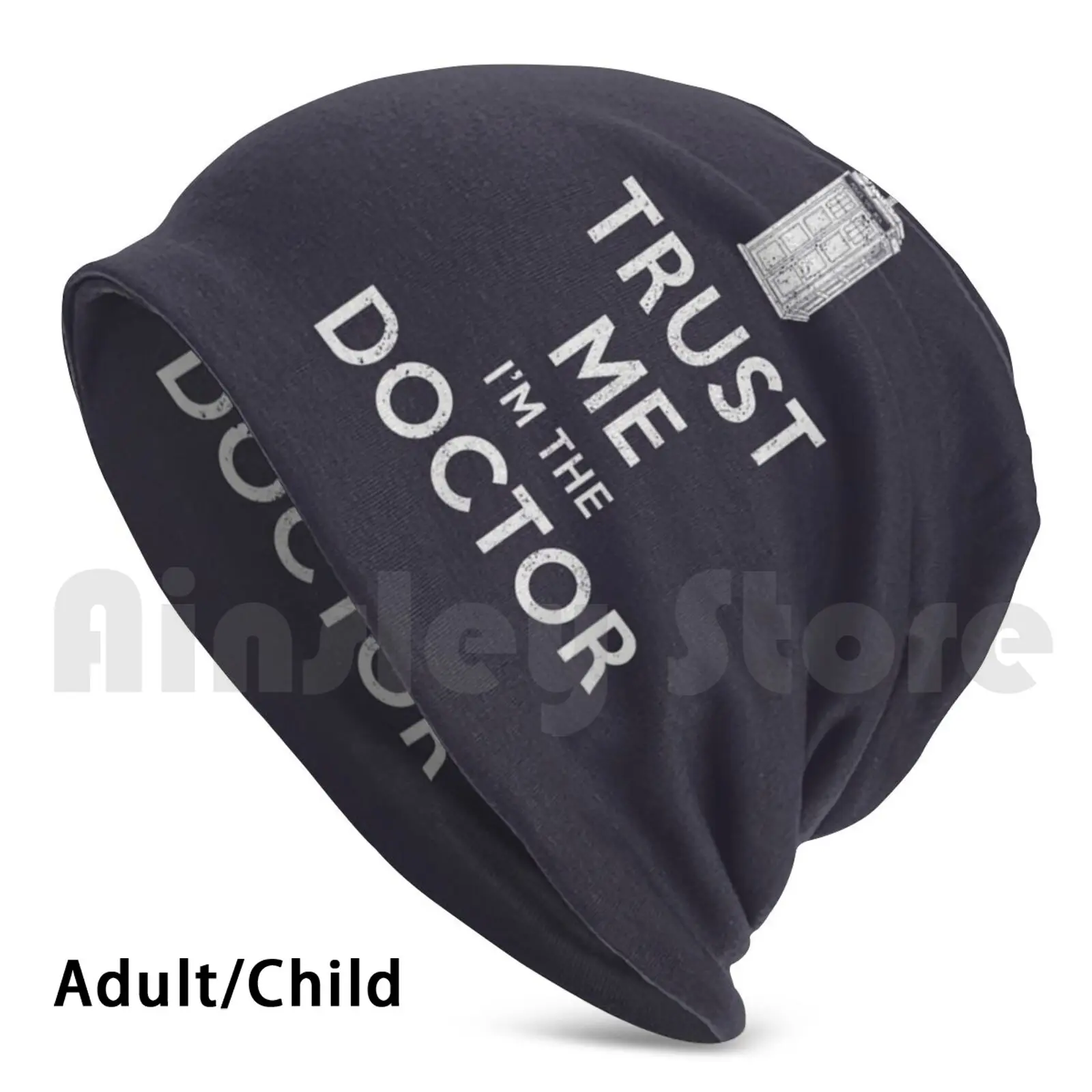 Шапка Trust Beanie с углублением подушка принтом сделай сам пародия забавная надпись