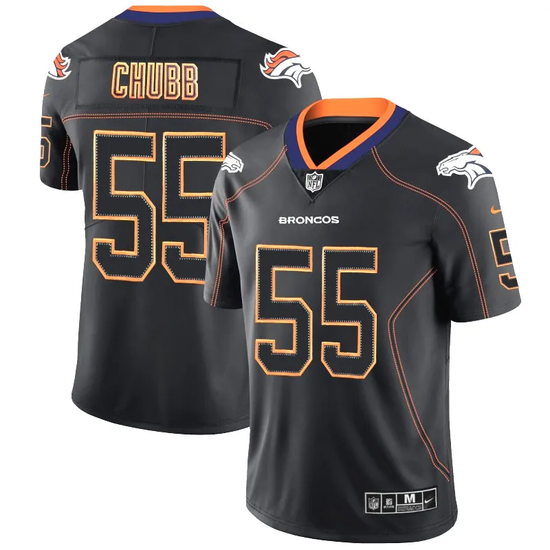 AS PICTURE Sewn Mens Denver Von Miller Bradley Chubb John Elway Demaryius Thomas Case Keenum Vapor Untouchable Limited Jersey - Цвет: AS PICTURE
