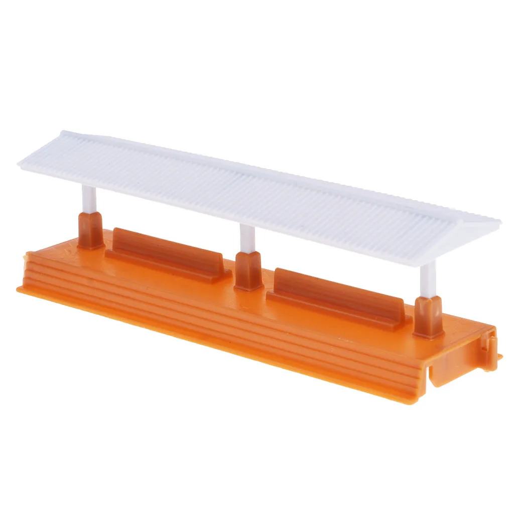 HO Scale Passenger Station Platform Train Building Diorama Scenic Diorama