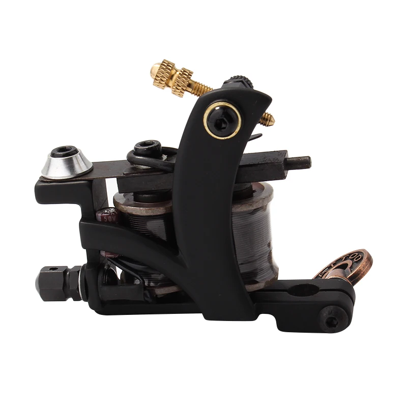 Handmade casting iron tattoo machine High Quality 10 wrap coils Tattoo Machine for liner Shader Body Art Gun Makeup Tool Handmade casting iron tattoo machine High Quality 10 wrap coils Tattoo Machine for liner Shader Body Art Gun Makeup Tool
