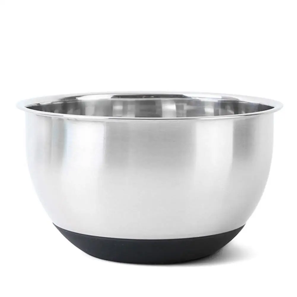 MONKA Stainless Steel Mixing Bowls With Stretch Silicon Lids (Set