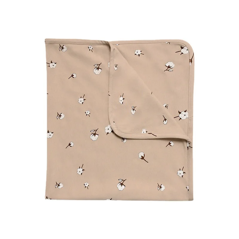 Newbron Kid Baby Boys Girls Blanket Cute Sweet Cotton Floral Swaddling Soft New born Baby Stroller blanket