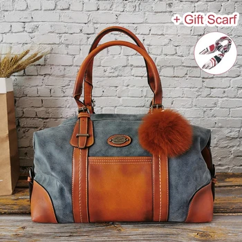 

Large Capacity Genuine Leather Ladies Handbags Vintage Female Shoulder Messenger Bags Daily Travel Casual Tote for Women 2020