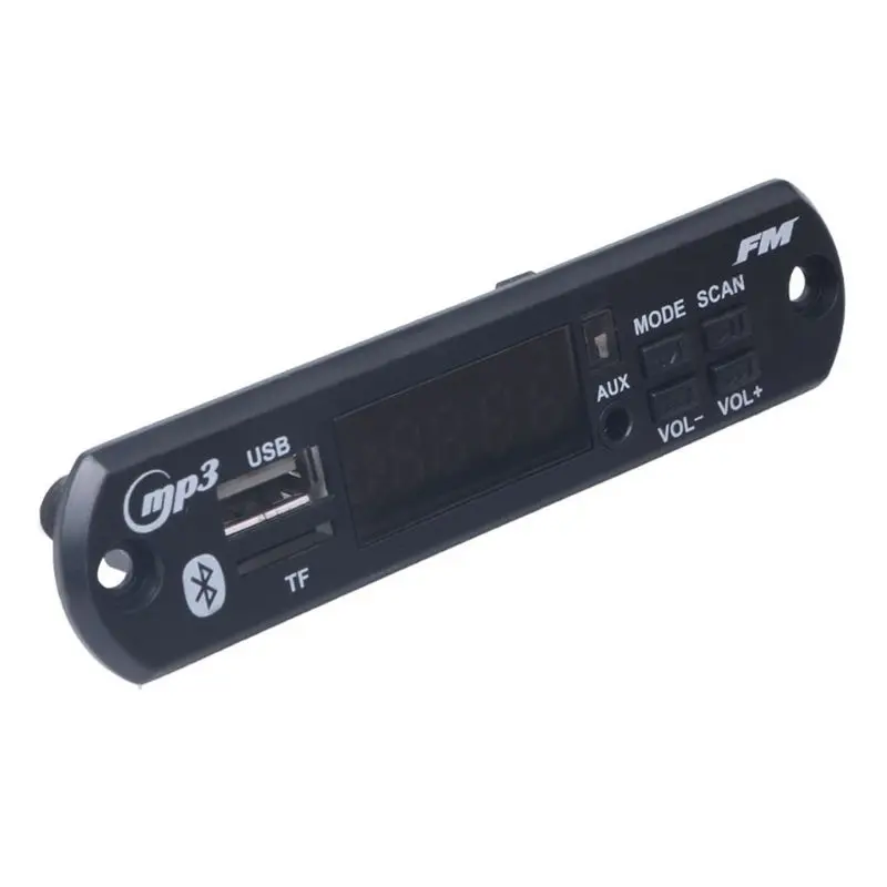 Автомобильный аудио USB TF fm-радио модуль беспроводной Bluetooth 5 в 12 В MP3 WMA декодер доска MP3-плеер с пультом дистанционного управления для автомобиля D08A