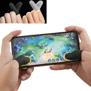 

Fingertip Sweatproof cover Touch Phone Fingertip Gamepad Touchable Screen Knitting Non Controller Yarn Game Slip