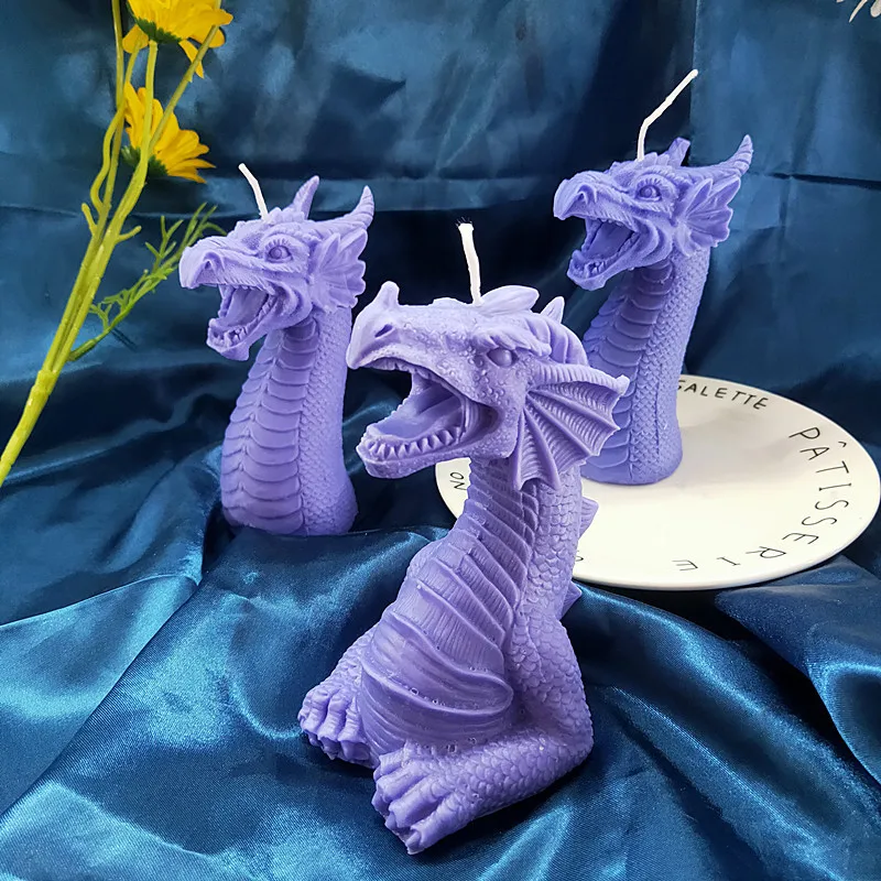 New Flying Devil Dragon Candle Silicone Mold Diy Handmade Aromatherapy