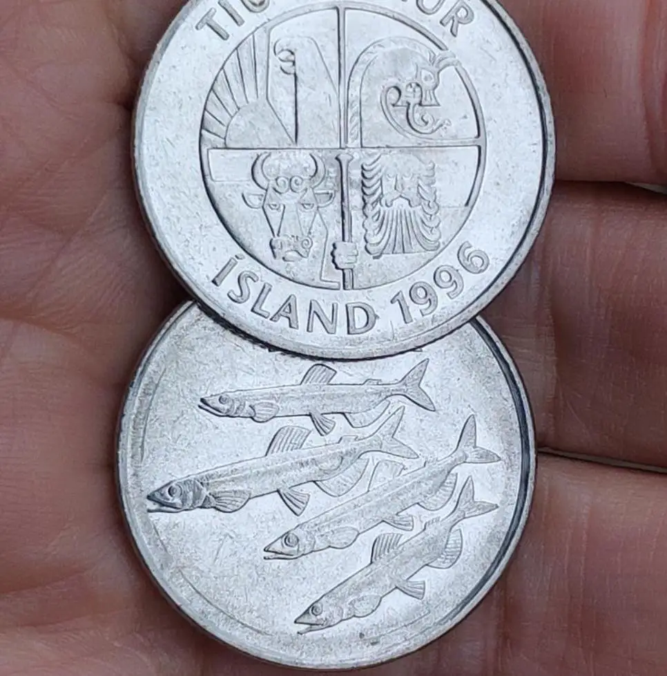27.5mm Iceland 100% Real Genuine Comemorative Coin Original Collection | Дом и сад