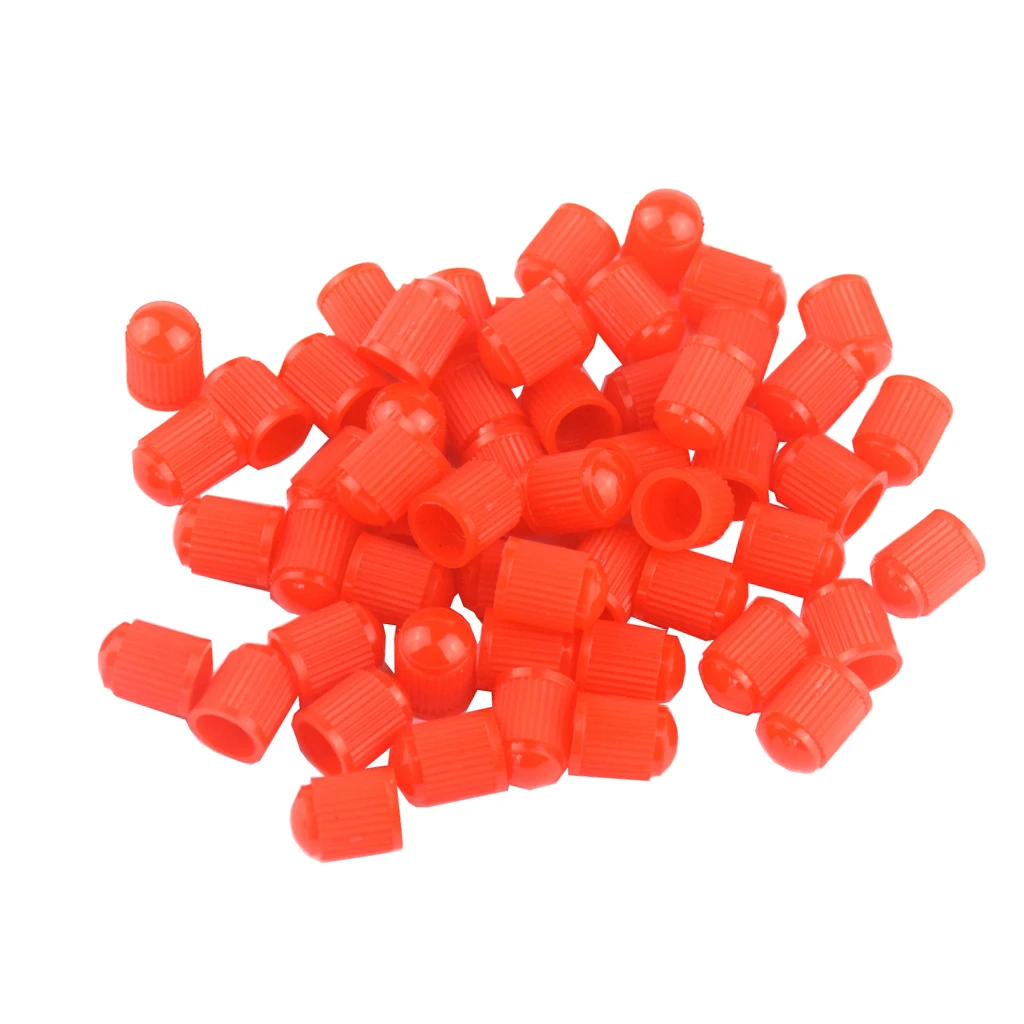 100x Plastic Car Bike Motorcycle Truck wheel Tire Valve Stem Caps HOT