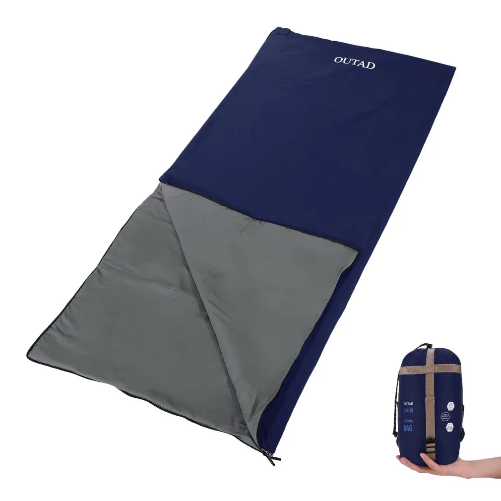 

Envelope Sleeping Bag Adult Camping Outdoor Mini Walking beach Sleeping Bags Ultralight Travel Bag Spring Autumn