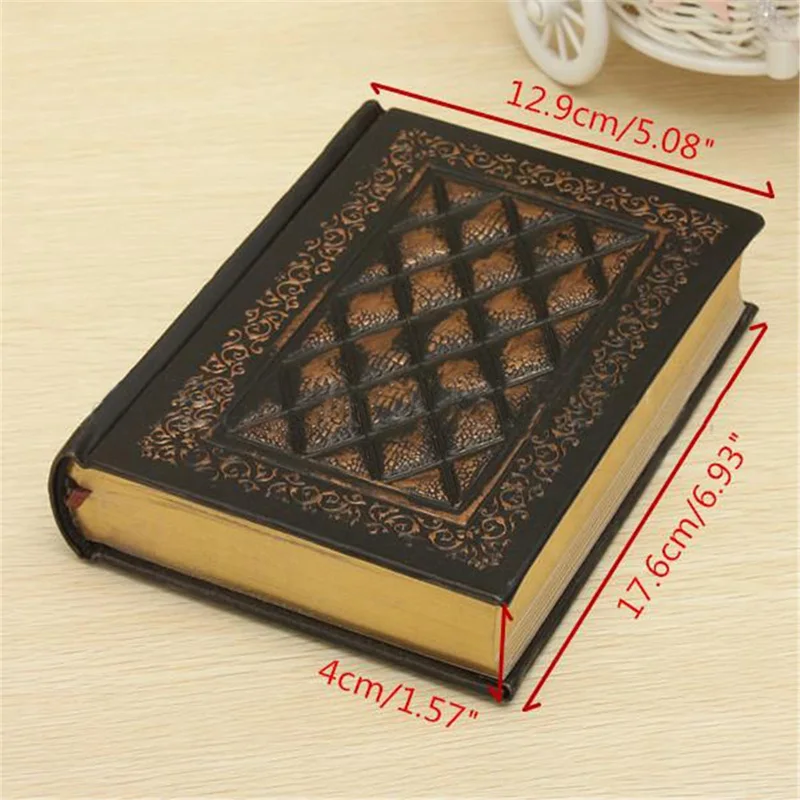 Details about   Leather Journal Classic Diaries Retro Plaid Leather Black Golden` 
