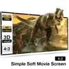 150 Inch 4:3 HD Foldable Anti-crease Portable Projector Movie Screen Used For Home Theater Outdoor And Indoor Projection Screen 4