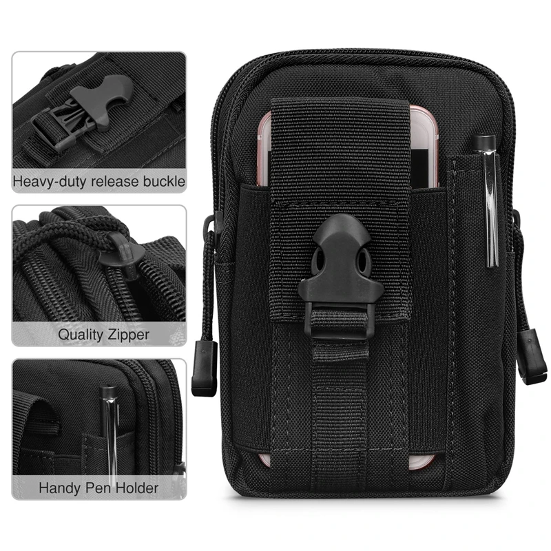 Tactical Molle Holster Universal Holster Military Waist Bag Waist Pack Waist Bag Pouch Wallet Phone Case Tactical Molle Holster Universal Holster Military Waist Bag Waist Pack Waist Bag Pouch Wallet Phone Case
