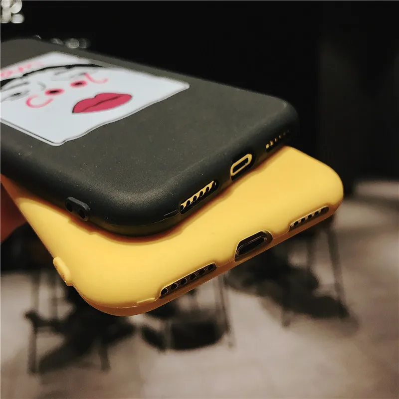 Lovebay чехол для телефона для iPhone 11 6 6 S 7 8 Plus X XR XS 11Pro Max милый мультяшный буквенный олень смайлик Мягкий ТПУ чехол для iPhone