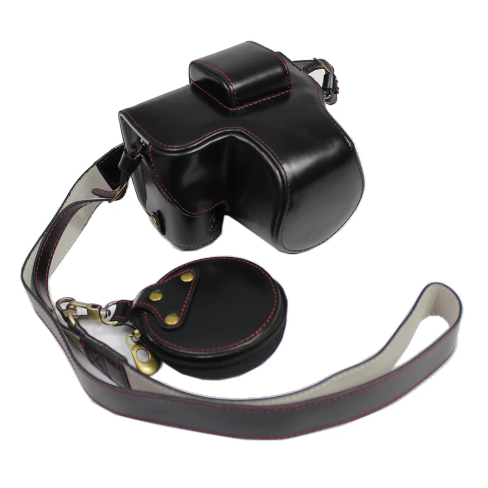 Custodia Portatile In Pelle Pu Custodia Per Fotocamera Per Fujifilm Fuji Xs10 X-S10 Custodia Per Fotocamere Con Tracolla