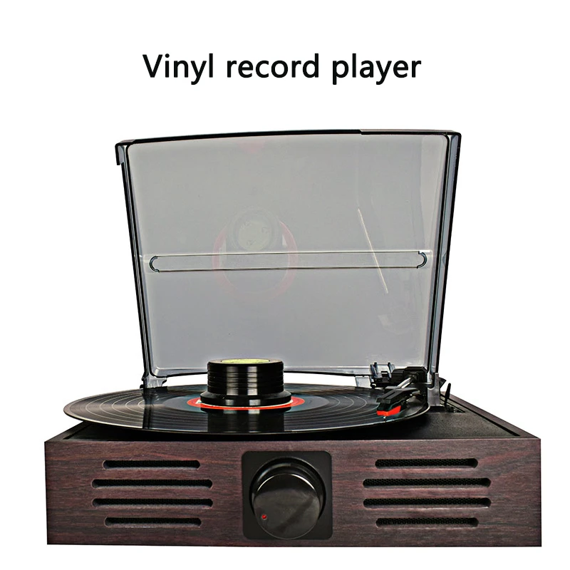 Vinyl record player with speaker turntable multi function LP record