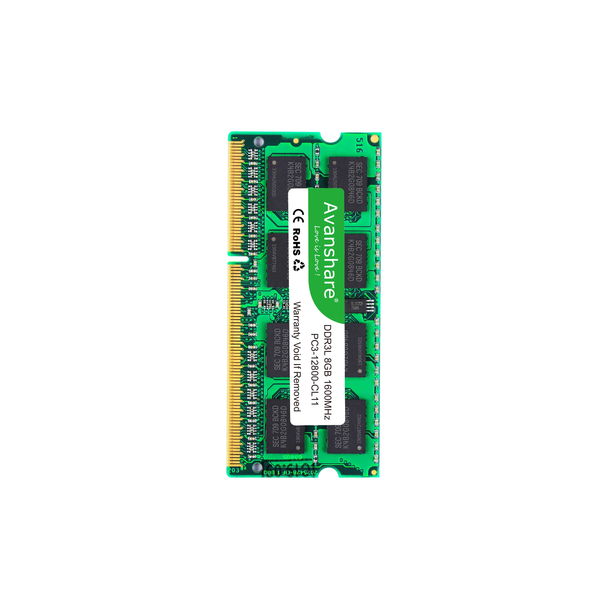 Avanshare памяти DDR3 8 ГБ 1 5 V для портативных компьютеров 1600 МГц 1333 Sodimm Тетрадь