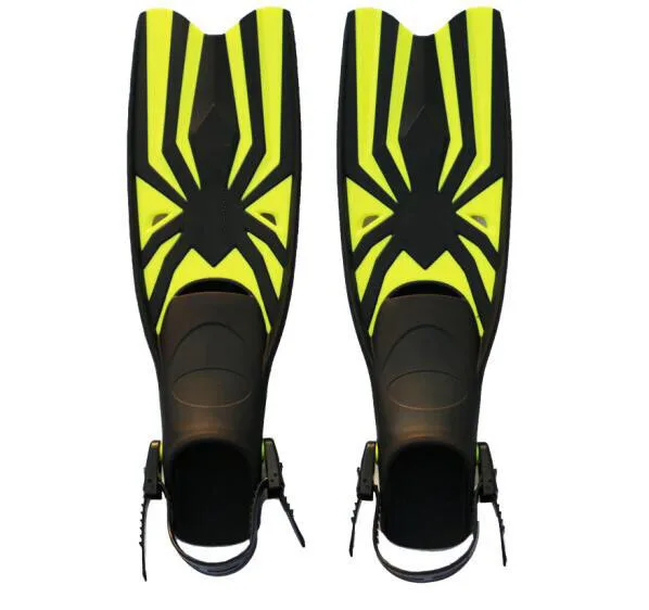 

New Style Latent Swim Fins Adult Long Swim Fins Snorkeling Supplies Silica Gel Swim Fins Submersible Equipment