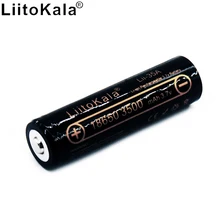 Liitokala 18650 литиевая батарея lii-35A перезаряжаемая батарея 3500 mAh Высокая емкость 3,7 V заостренный светильник вспышка светильник батарея