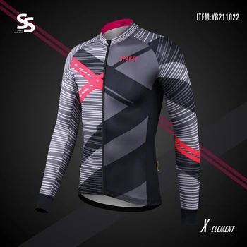 

SPAKCT Cycling Jersey Long Sleeves Set For Men Women Summer Spring Sport Running Road Mtb Racing Bike Suit Cycling Wearing Tops