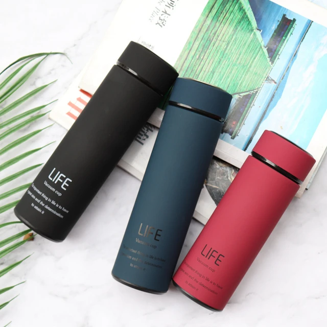 Hot Water Thermos Vacuum Flask With Stainless Steel Filter - 500ml