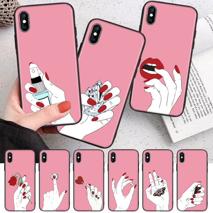 Силиконовый чехол для iPhone 11 Pro Max 12 Mini 13 X XS XR 7 8 6 6S Plus 5 SE | Мобильные телефоны и
