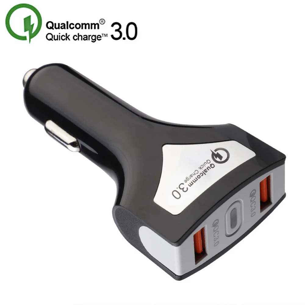 Быстрая зарядка 3,0 Автомобильное зарядное устройство 5 В 3.5A QC3.0 Быстрая зарядка двойной USB Автомобильное зарядное устройство для телефона