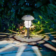 2 шт. Солнечный газон пейзаж лампа водонепроницаемый двор декоративное освещение наружное освещение высокая Конвертация низкое энергопотребление